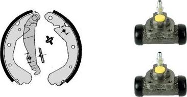 Brembo H 59 017 - Комплект тормозных колодок, барабанные avtokuzovplus.com.ua