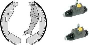 Brembo H 59 022 - Комплект гальм, барабанний механізм autocars.com.ua