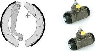 Brembo H 61 048 - Комплект тормозных колодок, барабанные avtokuzovplus.com.ua