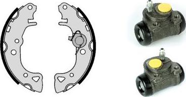 Brembo H 61 055 - Комплект гальм, барабанний механізм autocars.com.ua