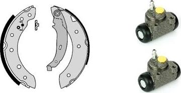 Brembo H 61 065 - Комплект тормозных колодок, барабанные autodnr.net