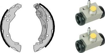 Brembo H 68 072 - Комплект гальм, барабанний механізм autocars.com.ua