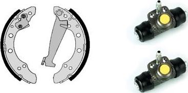 Brembo H 85 019 - Комплект гальм, барабанний механізм autocars.com.ua