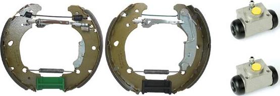 Brembo K 23 063 - Комплект гальм, барабанний механізм autocars.com.ua