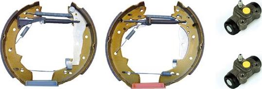 Brembo K 61 019 - Комплект гальм, барабанний механізм autocars.com.ua