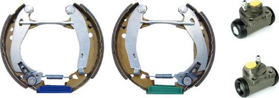 Brembo K 61 034 - Комплект тормозных колодок, барабанные avtokuzovplus.com.ua