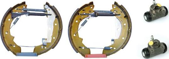 Brembo K 68 040 - Комплект гальм, барабанний механізм autocars.com.ua