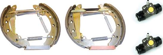 Brembo K 85 019 - Комплект гальм, барабанний механізм autocars.com.ua