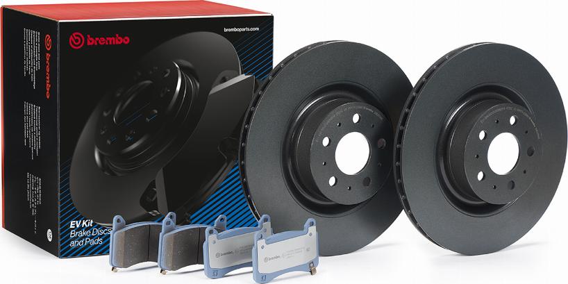 Brembo KT 08 003 - Комплект гальм, дисковий гальмівний механізм autocars.com.ua