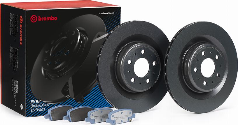 Brembo KT 08 004 - Комплект гальм, дисковий гальмівний механізм autocars.com.ua