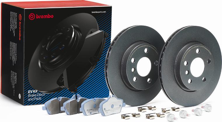 Brembo KT 08 011 - Комплект гальм, дисковий гальмівний механізм autocars.com.ua