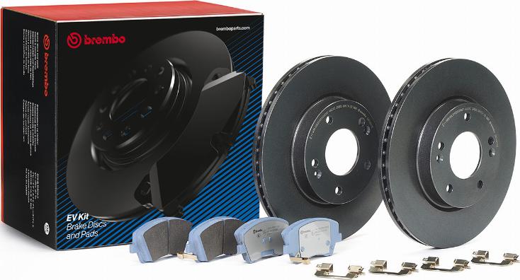 Brembo KT 08 013 - Комплект гальм, дисковий гальмівний механізм autocars.com.ua