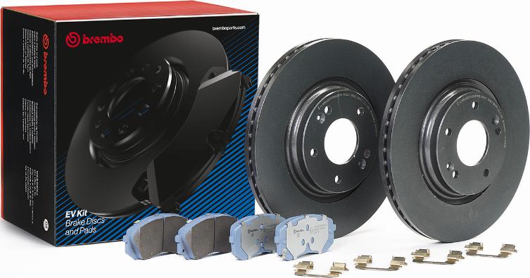 Brembo KT 08 014 - Дисковый тормозной механизм, комплект avtokuzovplus.com.ua