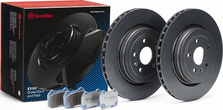 Brembo KT 08 023 - Комплект гальм, дисковий гальмівний механізм autocars.com.ua