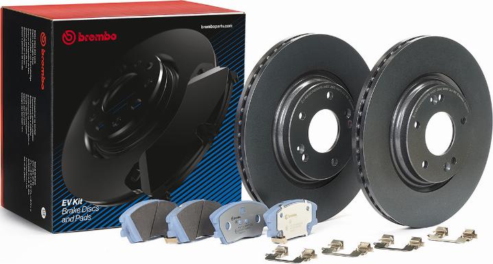 Brembo KT 08 028 - Дисковый тормозной механизм, комплект avtokuzovplus.com.ua