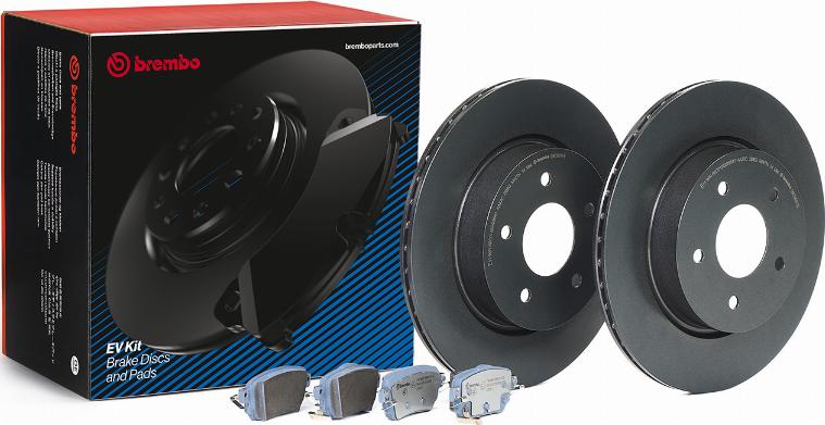 Brembo KT 08 030 - Дисковый тормозной механизм, комплект autodnr.net