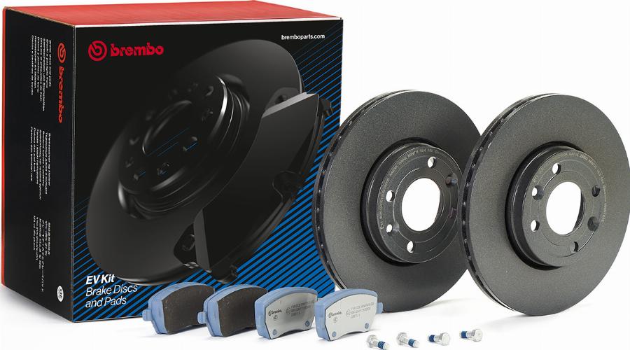 Brembo KT 08 031 - Дисковый тормозной механизм, комплект autodnr.net