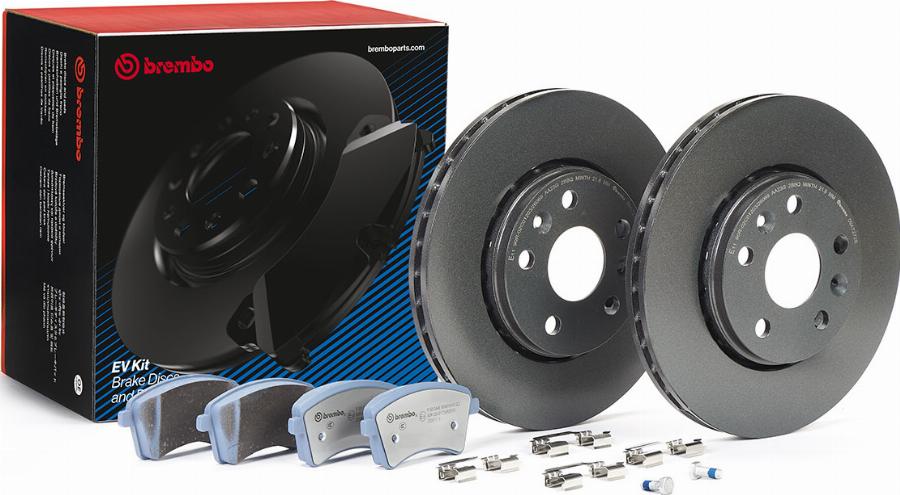 Brembo KT 08 033 - Дисковый тормозной механизм, комплект autodnr.net