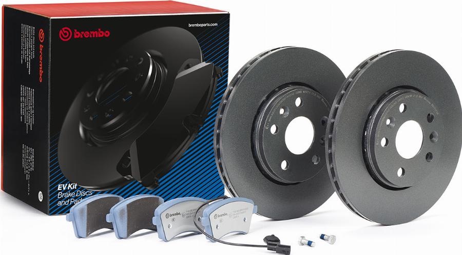 Brembo KT 08 034 - Комплект гальм, дисковий гальмівний механізм autocars.com.ua