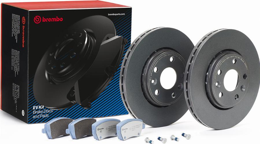 Brembo KT 08 035 - Дисковый тормозной механизм, комплект autodnr.net