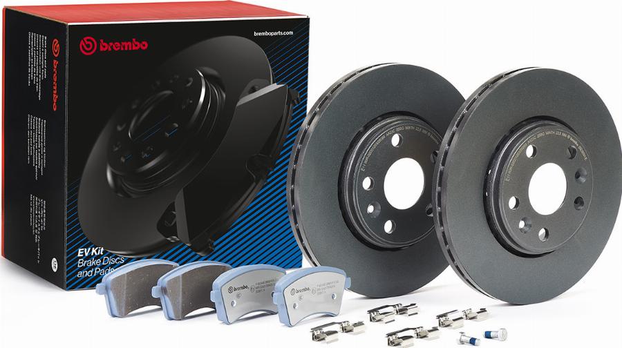 Brembo KT 08 036 - Дисковый тормозной механизм, комплект autodnr.net