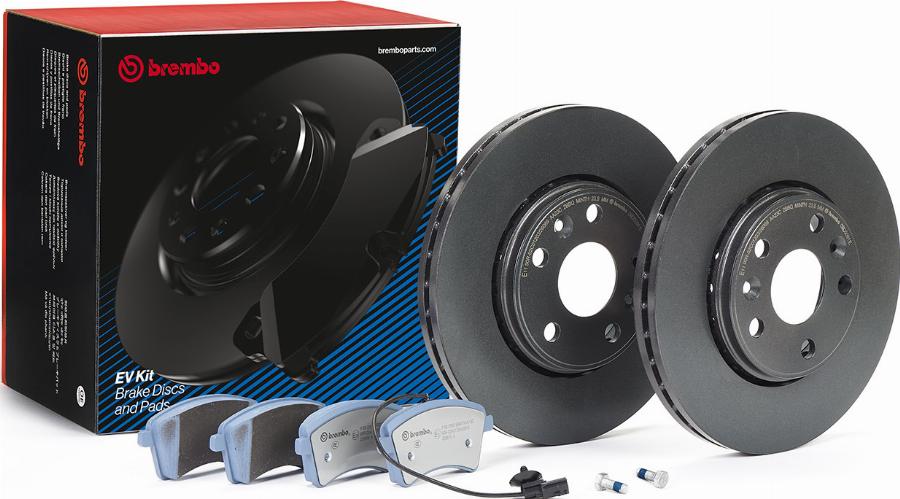 Brembo KT 08 037 - Комплект гальм, дисковий гальмівний механізм autocars.com.ua