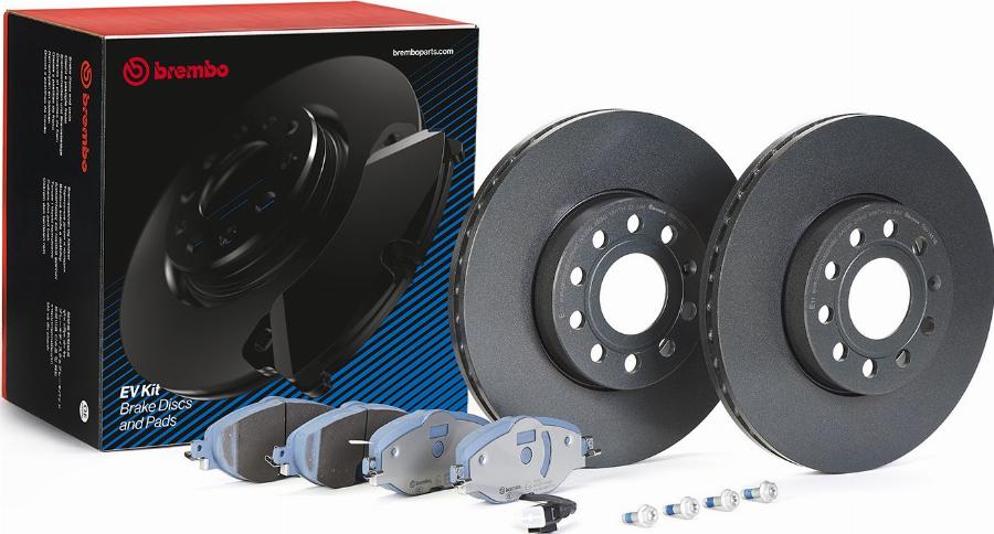 Brembo KT 08 038 - Дисковый тормозной механизм, комплект autodnr.net