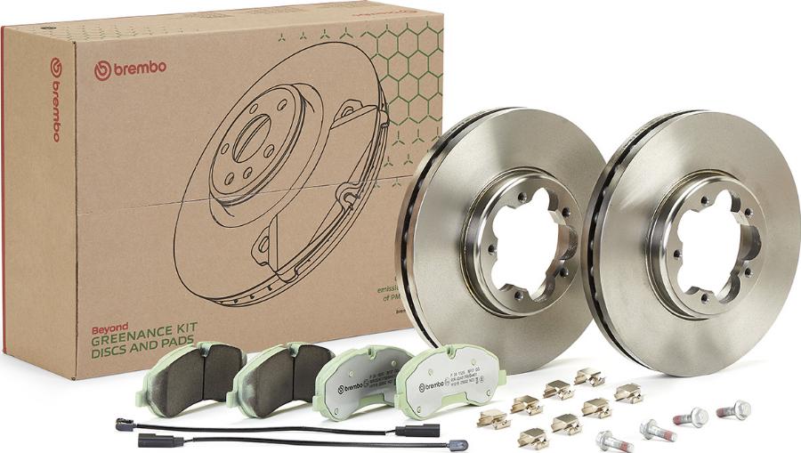 Brembo KT 10 010 - Комплект гальм, дисковий гальмівний механізм autocars.com.ua