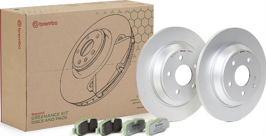 Brembo KT 10 032 - Комплект гальм, дисковий гальмівний механізм autocars.com.ua