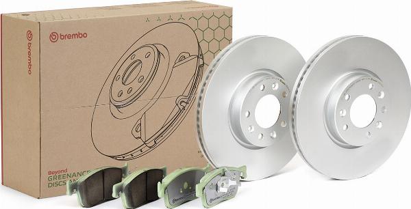 Brembo KT 10 049 - Комплект гальм, дисковий гальмівний механізм autocars.com.ua