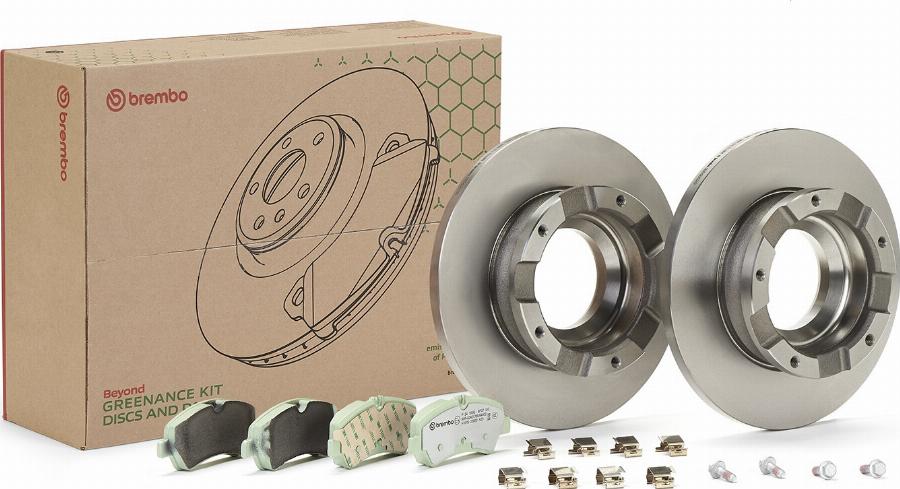 Brembo KT 10 060 - Комплект гальм, дисковий гальмівний механізм autocars.com.ua