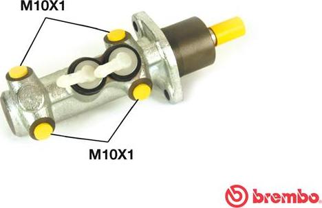 Brembo M 23 026 - Головний гальмівний циліндр autocars.com.ua