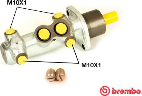 Brembo M 23 029 - Головний гальмівний циліндр autocars.com.ua