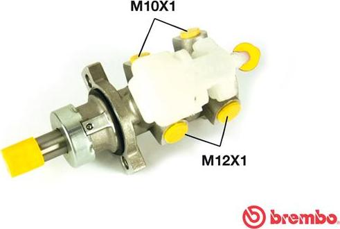 Brembo M 24 007 - Главный тормозной цилиндр avtokuzovplus.com.ua