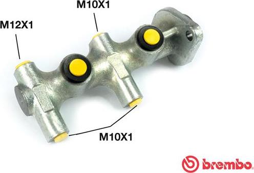 Brembo M 24 017 - Главный тормозной цилиндр avtokuzovplus.com.ua