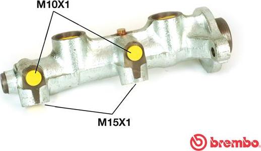 Brembo M 59 051 - Головний гальмівний циліндр autocars.com.ua