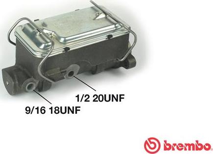 Brembo M 59 058 - Главный тормозной цилиндр autodnr.net