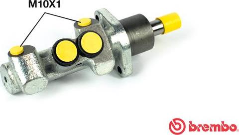 Brembo M 61 017 - Головний гальмівний циліндр autocars.com.ua