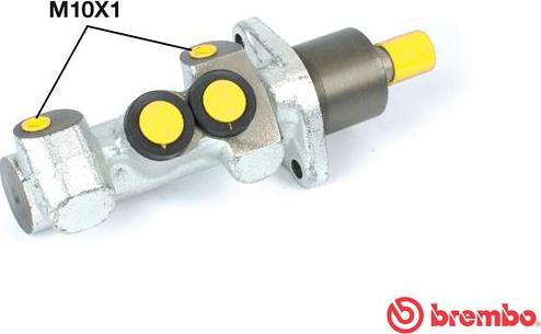 Brembo M 61 057 - Головний гальмівний циліндр autocars.com.ua