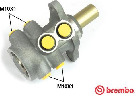 Brembo M 61 074 - Главный тормозной цилиндр avtokuzovplus.com.ua