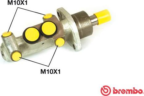 Brembo M 68 023 - Головний гальмівний циліндр autocars.com.ua