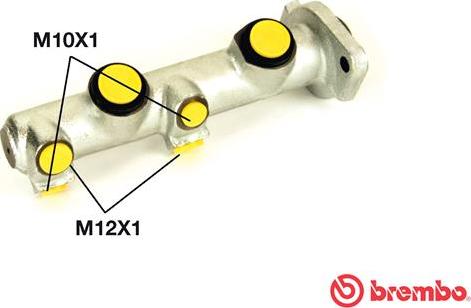 Brembo M 68 063 - Главный тормозной цилиндр avtokuzovplus.com.ua