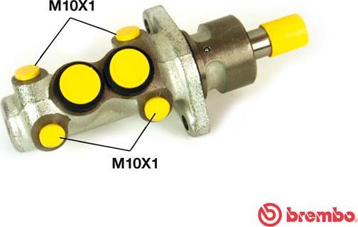 Brembo M 85 009 - Главный тормозной цилиндр avtokuzovplus.com.ua