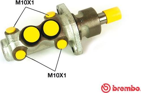 Brembo M 85 019 - Головний гальмівний циліндр autocars.com.ua