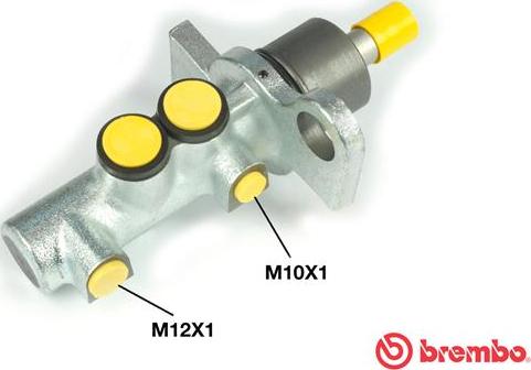 Brembo M 85 053 - Главный тормозной цилиндр avtokuzovplus.com.ua