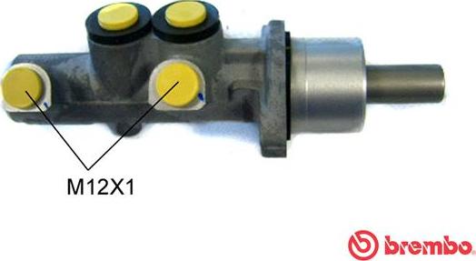 Brembo M 85 065 - Головний гальмівний циліндр autocars.com.ua