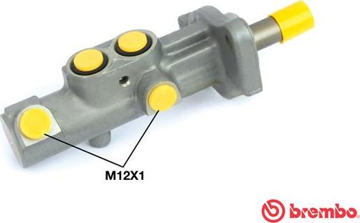 Brembo M 86 005 - Главный тормозной цилиндр avtokuzovplus.com.ua