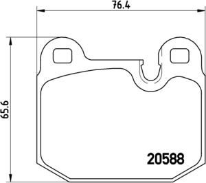 Brembo P 06 006 - Гальмівні колодки, дискові гальма autocars.com.ua