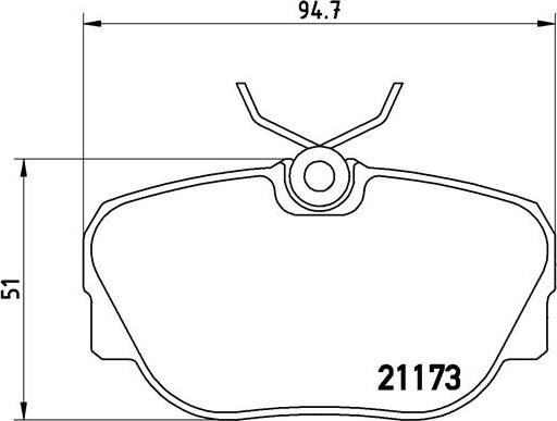 Brembo P 06 010 - Гальмівні колодки, дискові гальма autocars.com.ua