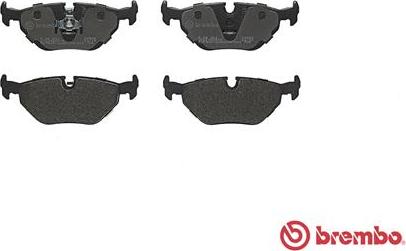 Brembo P 06 011 - Тормозные колодки, дисковые, комплект autodnr.net